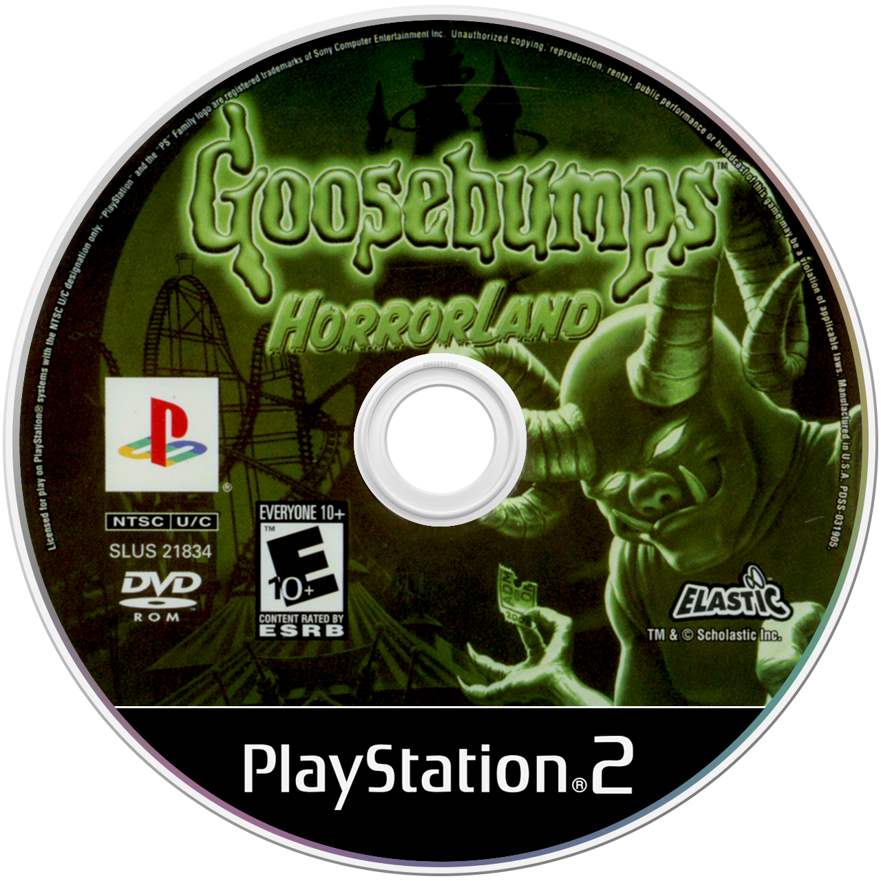Goosebumps Horrorland [Book] media 4 for Playstation 2
